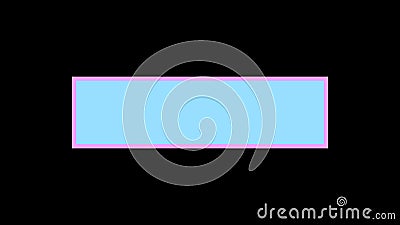 Dynamic Introductions: A Motion Graphics Display of Lower Third Designs. Stock Photo