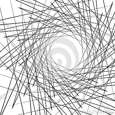 Dynamic irregular geometric lines. Rough, edgy abstract texture, pattern. Vector Illustration