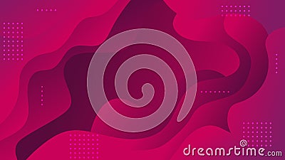 Dynamic pink texture overlapped background Vector Illustration