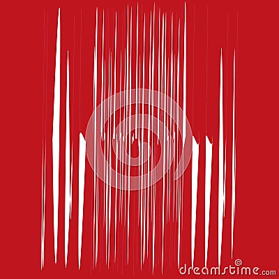 Dynamic red streaks. Abstract sharp lines. Bold graphic concept. Vector edgy style. Vector Illustration