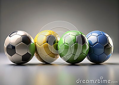 Dynamic Soccer Ball Loading Animation A 3D Luma Matte Design for Engaging User Interface Elements Stock Photo