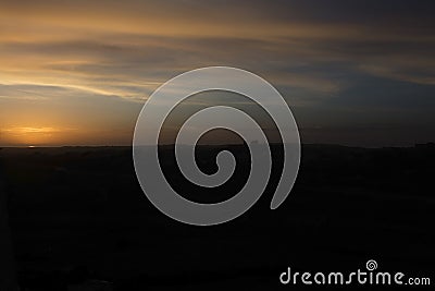 Dynamic sunset sky at Mdina, Malta Stock Photo