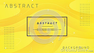 Dynamic textured background design in 3D style with orange color. EPS10 Vector background Vector Illustration