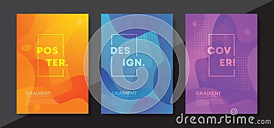 Dynamic textured background design in 3D style with orange color. Background For Mobile Screen, Advertising, Backdrop, Brochure, Vector Illustration