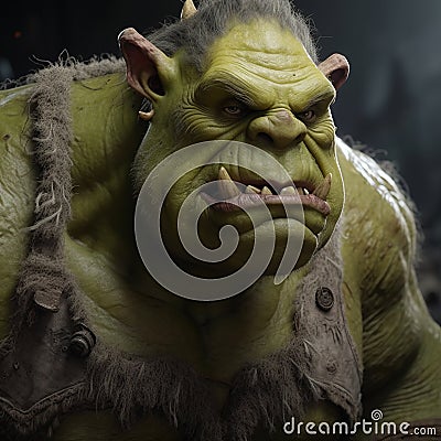 Dynamic Troll Face Rendered In Unreal Engine For Goblin Academia Scenes Stock Photo