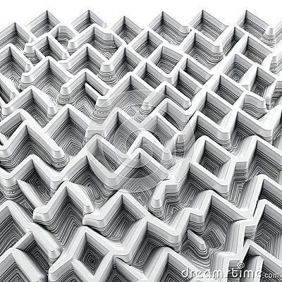 Dynamic Zigzag Patterns A Captivating Visual Symphony of Intricate Lines Vibrant Colors and Bold Geometric Shapes Stock Photo