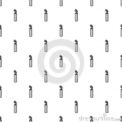 Dynamite explosive pattern seamless Vector Illustration