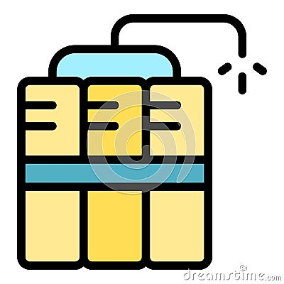 Dynamite icon vector flat Vector Illustration