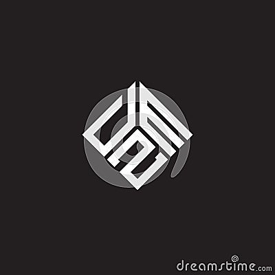 DZM letter logo design on black background. DZM creative initials letter logo concept. DZM letter design Vector Illustration
