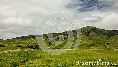 Dzuko valley, Nagaland, India Stock Photo