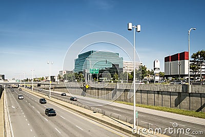 DÃ©carie Expressway Editorial Stock Photo