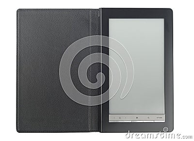 E-Book With Case Stock Photo