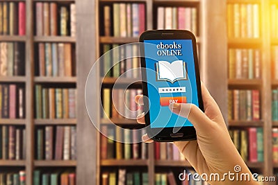 E-book E-learning reading digital book modern electronic Stock Photo