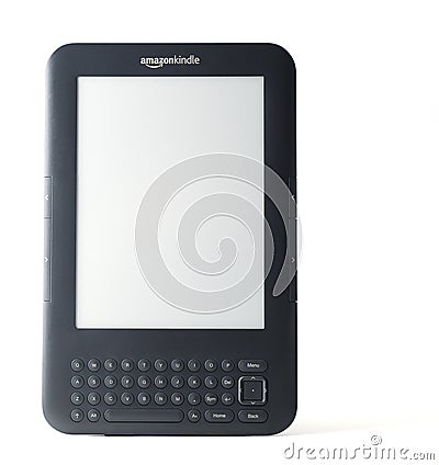 E-Book Reader Amazon Kindle 3 Editorial Stock Photo