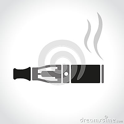 E-cigarette icon on white background Vector Illustration