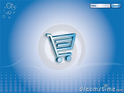 E-commerce background Stock Photo