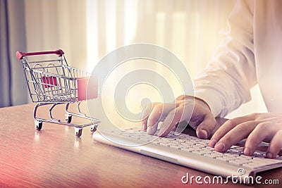 E-commerce concept. Stock Photo