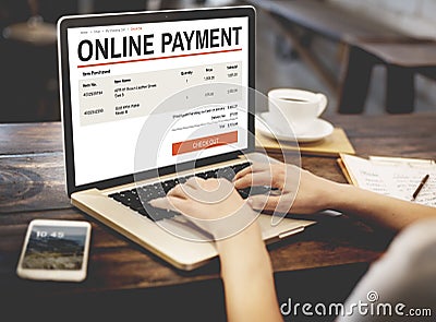 E-commerce Online Shopping Website Technology Concept Stock Photo