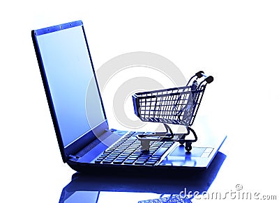 E-commerce shopping Stock Photo