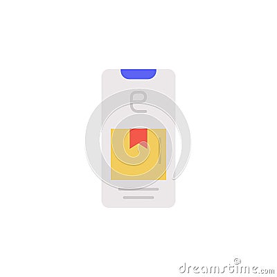 Pizza slice thin line icon Vector Illustration