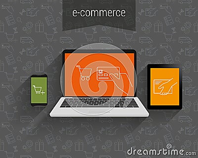 E-commerce Vector Illustration