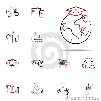 e learning icon. Education icons universal set for web and mobile Stock Photo