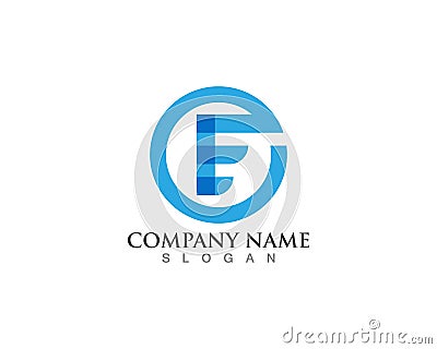 E Letters logos Vector Illustration