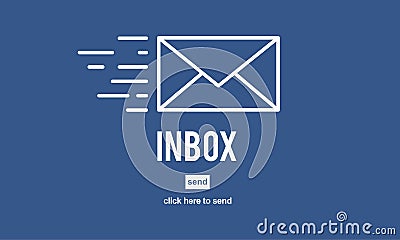 E-mail Correspondence Envelpope Message Inbox Concept Stock Photo