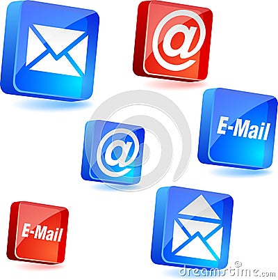 E-mail icons. Vector Illustration