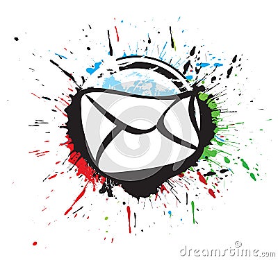 E-mail vector icon Vector Illustration