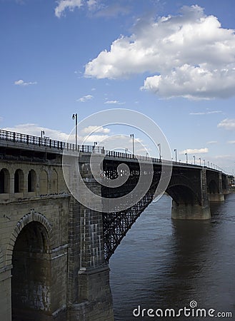 Eads Bridge Stock Photo