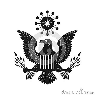 Eagle bird concept logo Stock Photo