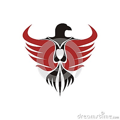 Eagle - Bird Logotype with wings Stock Photo