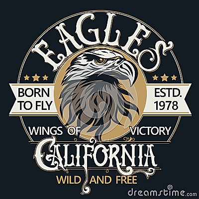 Eagle head logo vector Vector Illustration