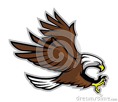 Eagle mascot style Vector Illustration