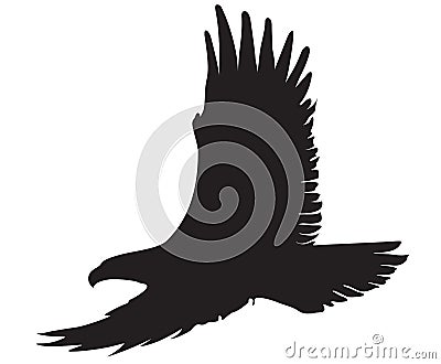 Eagle silhouette Cartoon Illustration