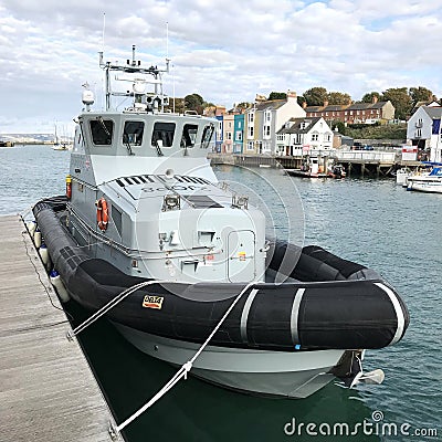 Eagle UK Border Force Boat Editorial Stock Photo