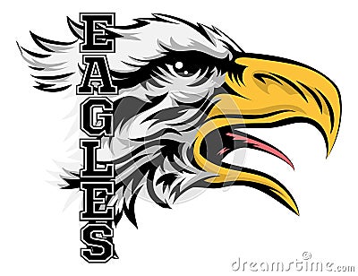 Eagles Mascot Vector Illustration