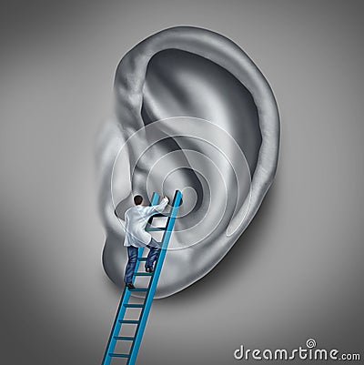 Ear Medicine Stock Photo