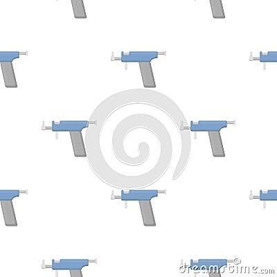 Ear piercing gun icon cartoon. Single tattoo icon from the big studio cartoon. Vector Illustration