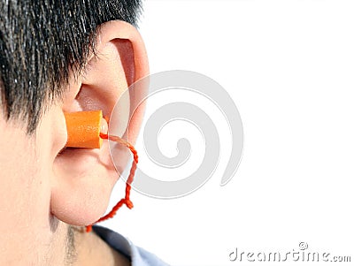 Ear Plugs Stock Photo