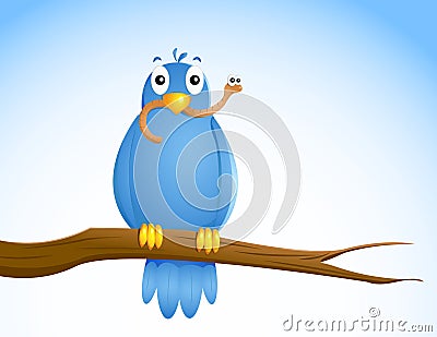 The early bird... Vector Illustration