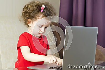 Early education, technology, science, learning, future and people concept. Stock Photo