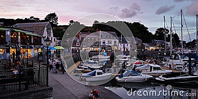 Early Evening at Padstow Harbour Stock Photo