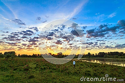 Early fieldwork Stock Photo