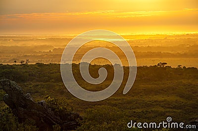 Early Morning in La Macarena Stock Photo