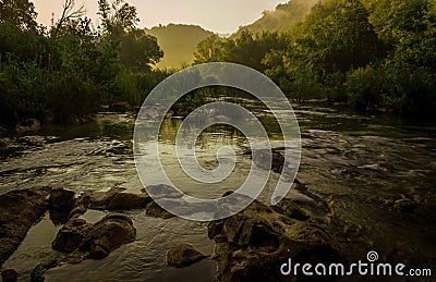 Early Morning River Stock Photo