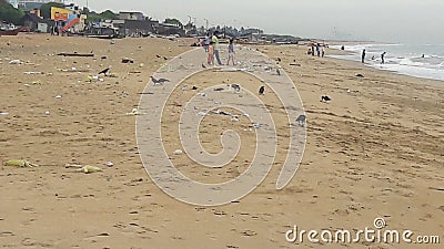 Chennai Beach Editorial Stock Photo