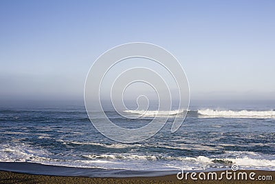 Early Morning Waves At Point Reyes Stock Photo