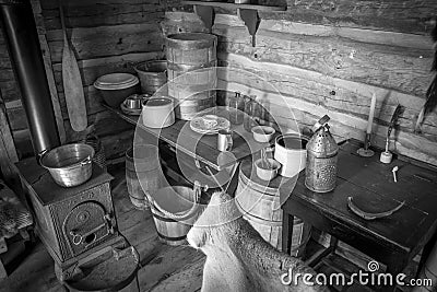 Early 1800s Artifacts Stock Photo